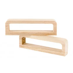 PIED DE COMMODE EN BOIS VINTAGE X2 PCS