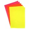 FEUTRINE 20X30CM COULEURS FLUO X6PCS