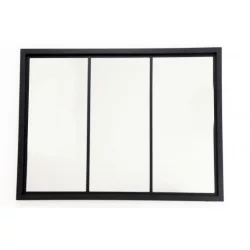 MIROIR VERRIERE 80X60CM NOIR