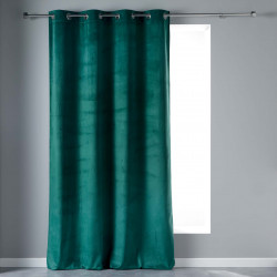 RIDEAU VELVETINE PETROLE 140x240CM VELOU