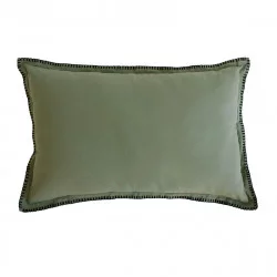 COUSSIN ARGILE VERT COPACABANA 60X40cm