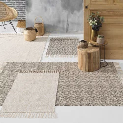 TAPIS KALINDA NOIR 60x90CM