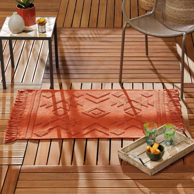 TAPIS CILAOS TERRACOTTA 120x170CM