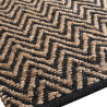 TAPIS ZIGZAG 120x170CM JUTE UNI/POLYCOTO