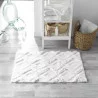TAPIS IKATIS BLANC/BLANC 50x80CM