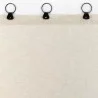 VOILE TISSE LINKA NATUREL 140x240CM PANNEAU A ANNEAUX