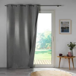 OCCULTANT/CHAMBRAY UNI CREPUSCULE GRIS 1