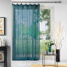 VOILE ANNEAUX LINKA BLEU 140 x 240 CM