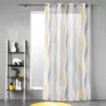 VOILAGE ONDULYS JAUNE BLANC 140 x 240 CM