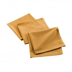 SERVIETTES X3 MISTRAL MOUTARDE 40x40cm