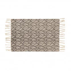 TAPIS KALINDA NOIR 60x90cm