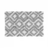 TAPIS DE BAIN IKATIS BLANC ET GRIS 50x80cm