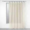 VOILE TISSÉ LINKA NATUREL PANNEAU AVEC ANNEAUX 140x240cm