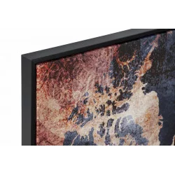 TABLEAU CARTE DU MONDE EN 3TOILES DE 38X