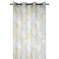 VOILE ADINO MOUTARDE 140X260CM