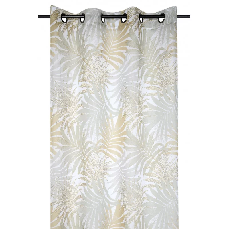 VOILE ADINO MOUTARDE 140X260CM
