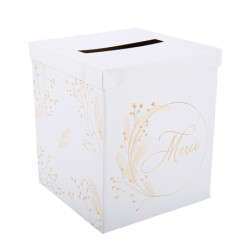 URNE "MERCI" FLEURS DES CHAMPS BLUSH
