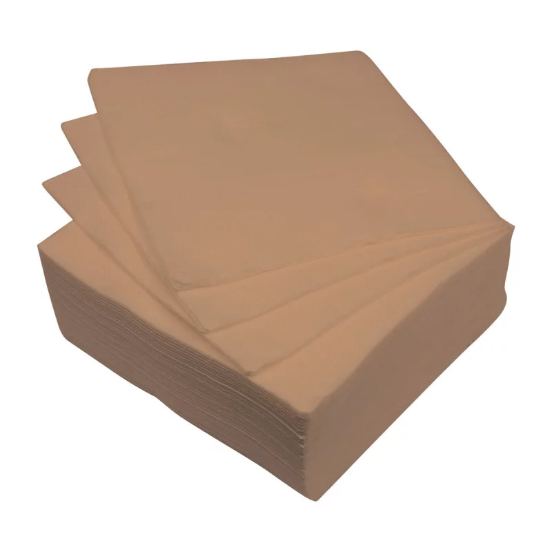 SERVIETTES X40 KRAFT EN PAPIER 2 PLIS 38