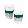 GOBELETS X10 FLORAL DAMASK 23CL CARTON