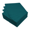 SERVIETTES X40 EMERAUDE EN PAPIER 2 PLIS