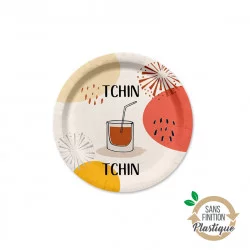 ASSIETTES X10 TCHIN TCHIN D18CM CARTON