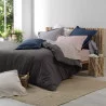 PERCALE DRAP HOUSSE ANTHRACITE 180x200CM