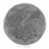 TAPIS QUEENY GRIS ROND D90 CM IMITATION