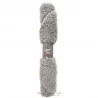 TAPIS QUEENY GRIS ROND D90 CM IMITATION