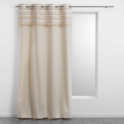 RIDEAU ATLAS NATUREL 140X240 CM COTON UN