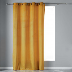 RIDEAU VELVETINE JAUNE 140x240CM VELOURS