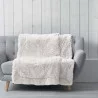 PLAID MARILOU NATUREL 125x150CM IMITATIO