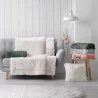 PLAID MARILOU NATUREL 125x150CM IMITATIO