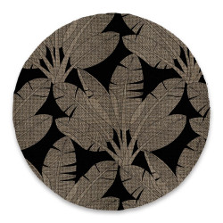 SET DE TABLE MOUTARDE FEUILLES