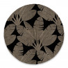SET DE TABLE MOUTARDE FEUILLES