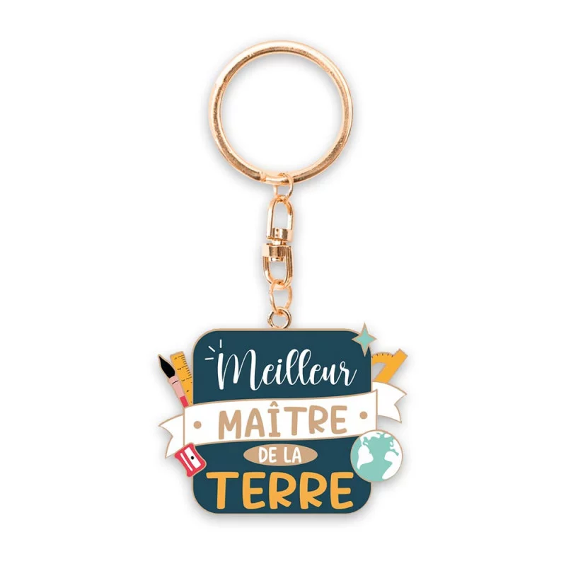 PORTE CLE "MEILLEUR MAITRE"