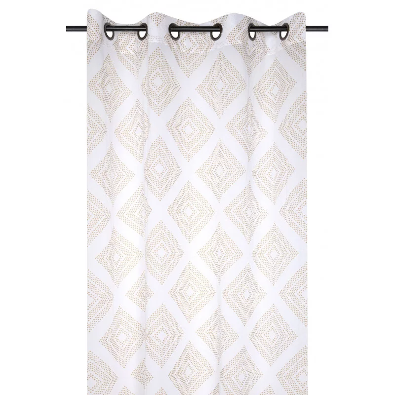 VOILE ADAMA MOUTARDE 140X260