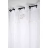 VOILE CONSTANCE BLANC 140X260cm