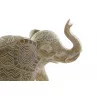 ÉLÉPHANT EN RÉSINE NATURELLE 20x9,5x17,5cm