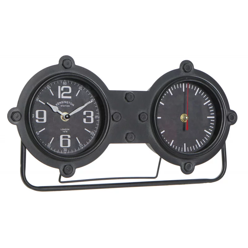 HORLOGE A POSER COMPTEUR 38X7X20CM NOIR HORLOGE A POSER COMPTEUR 38X7X20CM NOIR