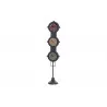 HORLOGE FEU TRICOLORE 18X15X88CM NOIR