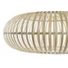 PLAFONNIER OVALE BAMBOU NATUREL D65xH25cm