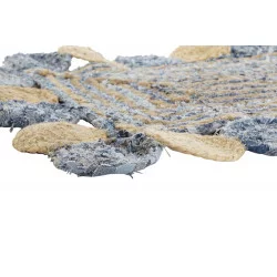 TAPIS DE COULOIR DENIM RECYCLÉ ET JUTE 240x60x1cm