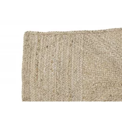 TAPIS JUTE TRESSE QUADRILLAGE 160X230X1C