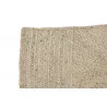 TAPIS JUTE TRESSE QUADRILLAGE 160X230X1C