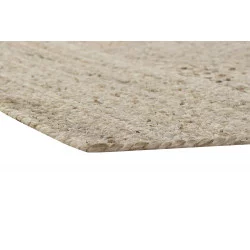 TAPIS JUTE TRESSE QUADRILLAGE 160X230X1C