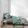 PARURE CHIC POP 2 PERSONNES PERCALE 260x240cm