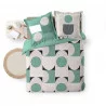 PARURE CHIC POP 2 PERSONNES PERCALE 260x240cm