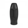 VASE MOAI NOIR MATE 10x9.5xH24cm