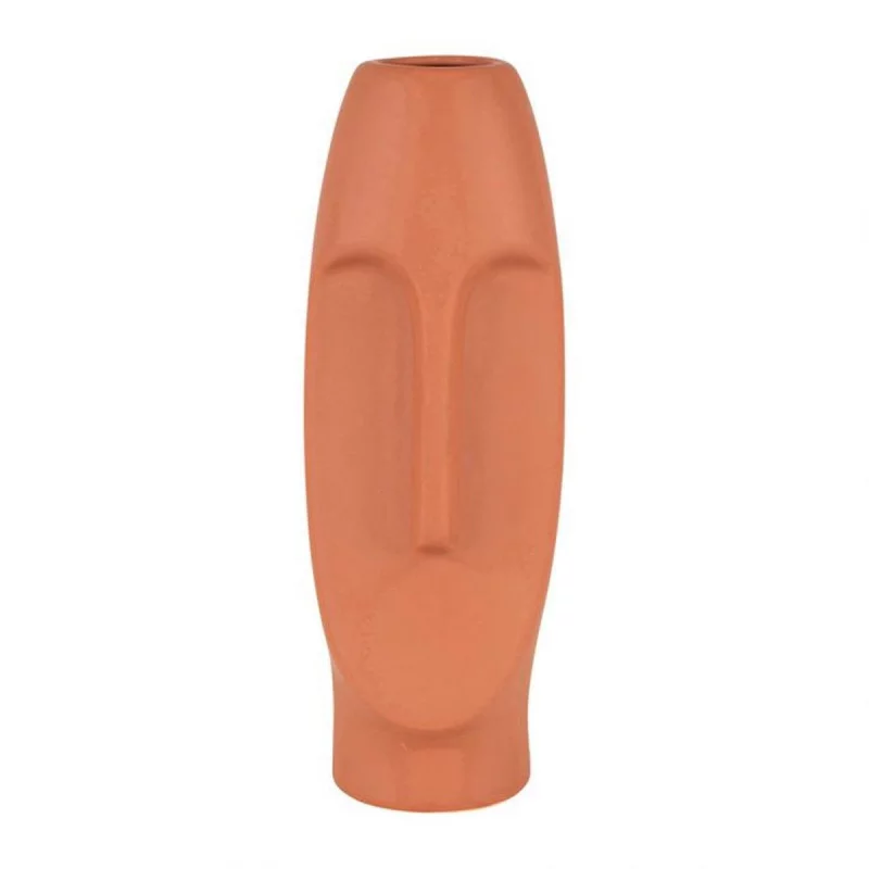 VASE MOAI TERRACOTTA 11x11xH31cm