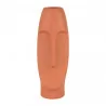 VASE MOAI TERRACOTTA 11x11xH31cm